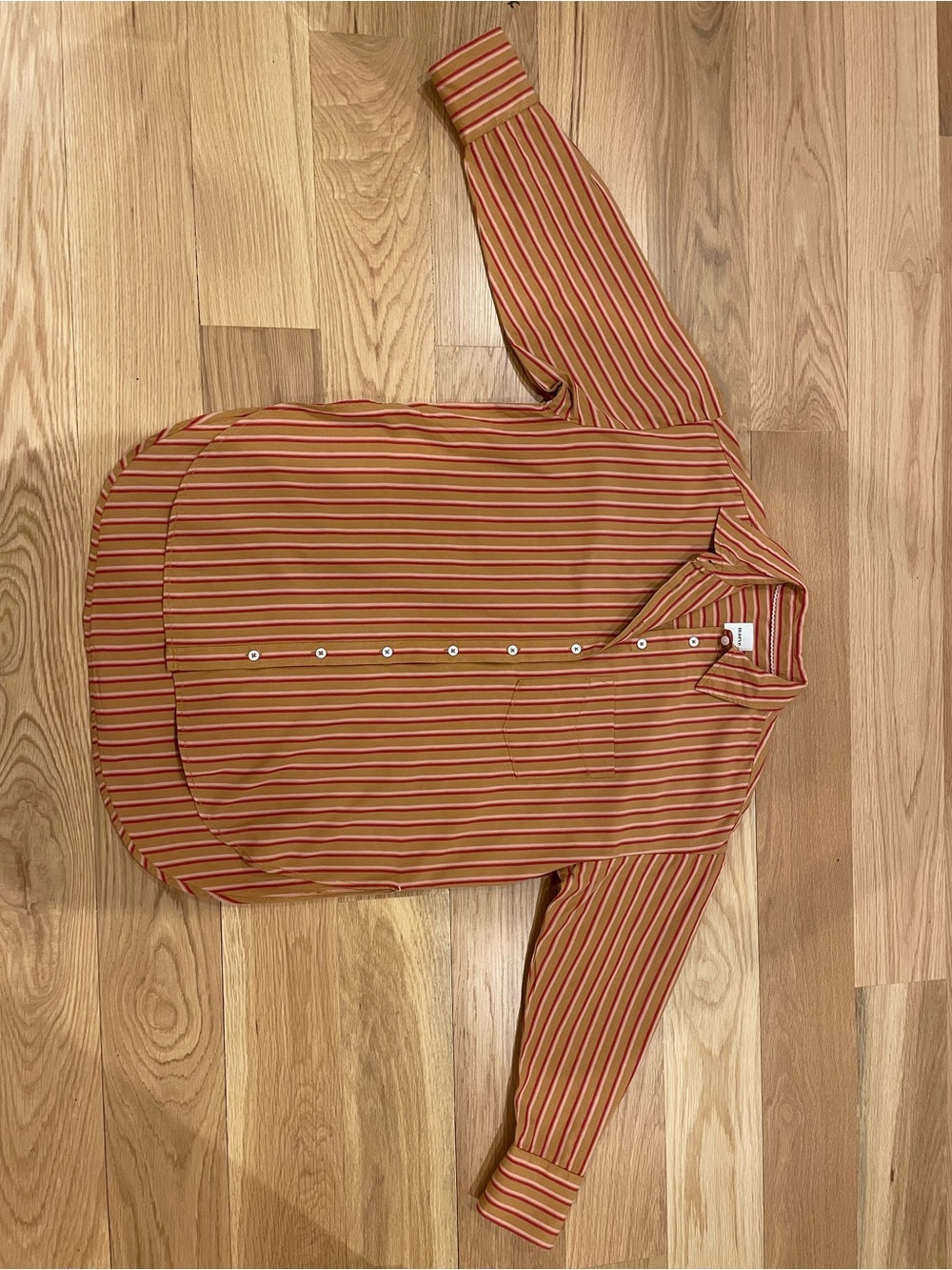 Anthropologie Maeve Striped Button-Down Shirt - Picture 5 of 15